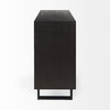 Giselle I 40L x 16W Dark Brown Fir Veneer 3 Drawer Accent Cabinet, Cabinets & Chest by Mercana, 39.96" length x 15.94" width x 31.89" height thumbnail 5