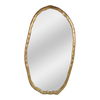 Foundry Oval Mirror Gold, by Moe's Home, 28" width x 50" height x 1.5" depth thumbnail 1