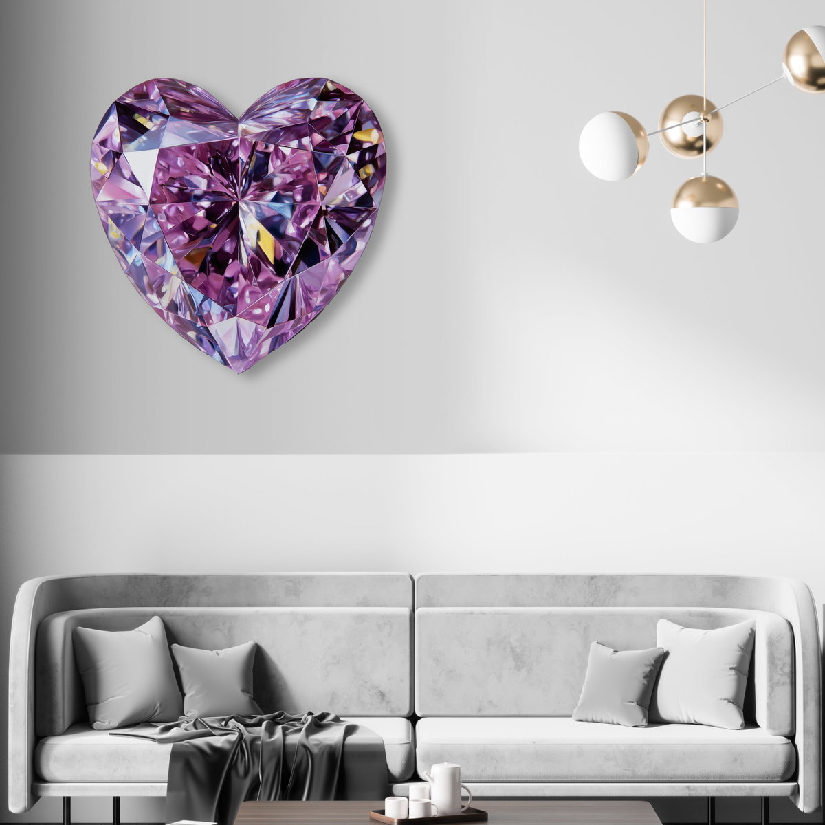 Rose Dusk Heart II (No Embellishment), by Oliver Gal,  20 View 2