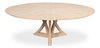 Casual Jupe Dining Table Bleached Oak M, by Sarreid, 4'7" length x 4'7" width x 2'6" height thumbnail 12