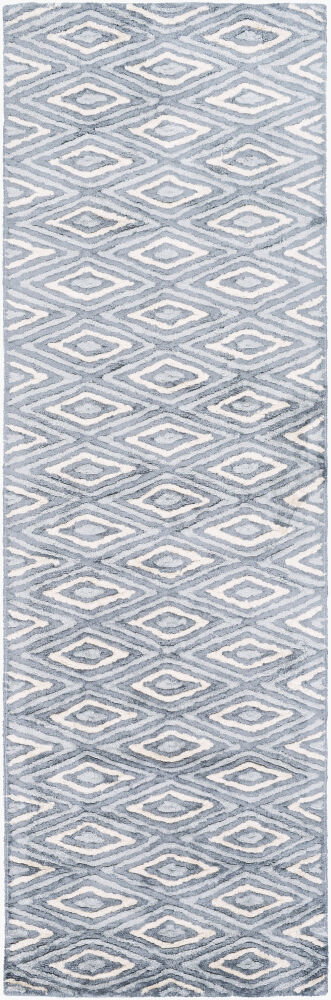 Quartz Handmade Rug, by Surya, 8' length x 2'6" width