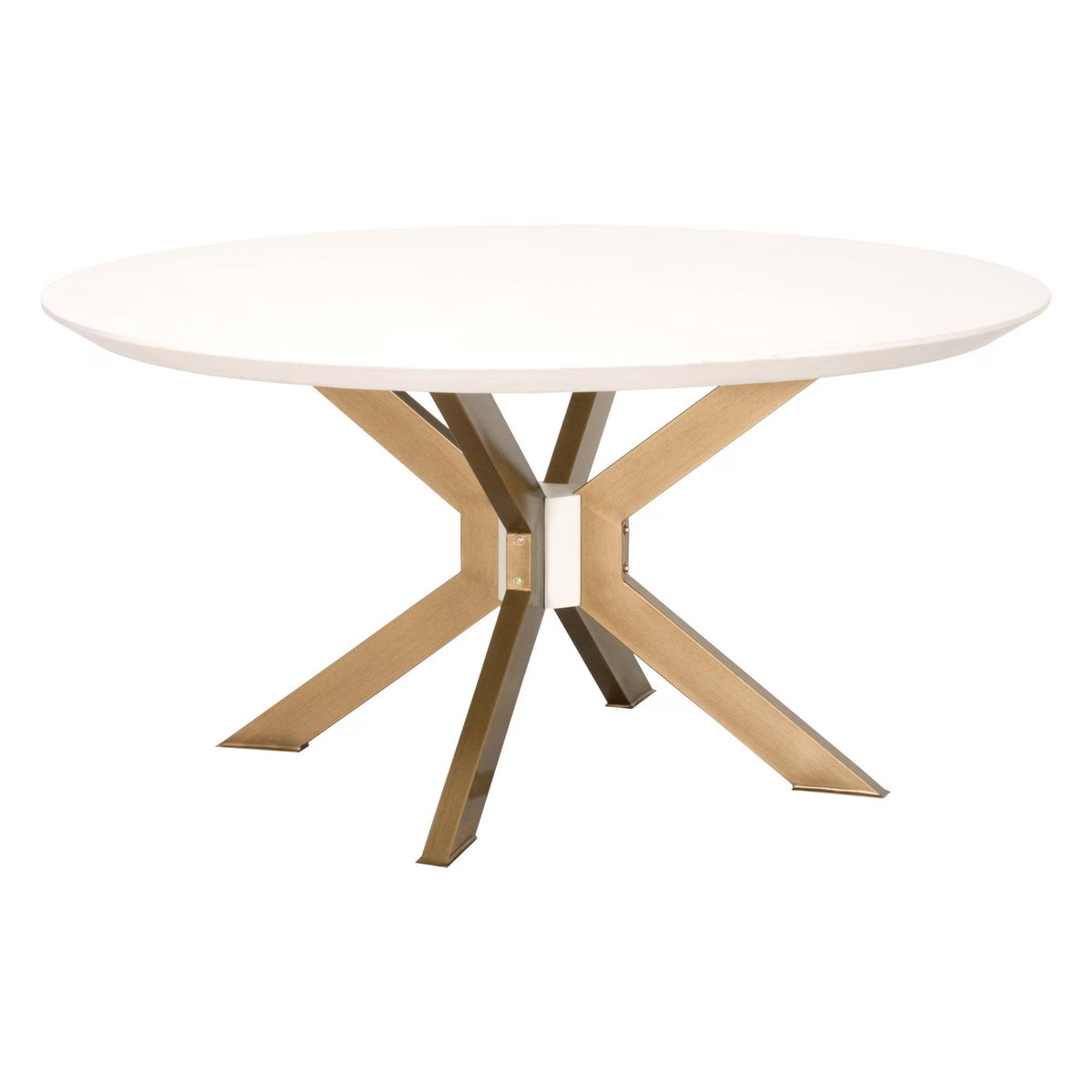 Industry 60' Round Dining Table, by Essentials for Living, 60" width x 30" height x 60" depth View 2