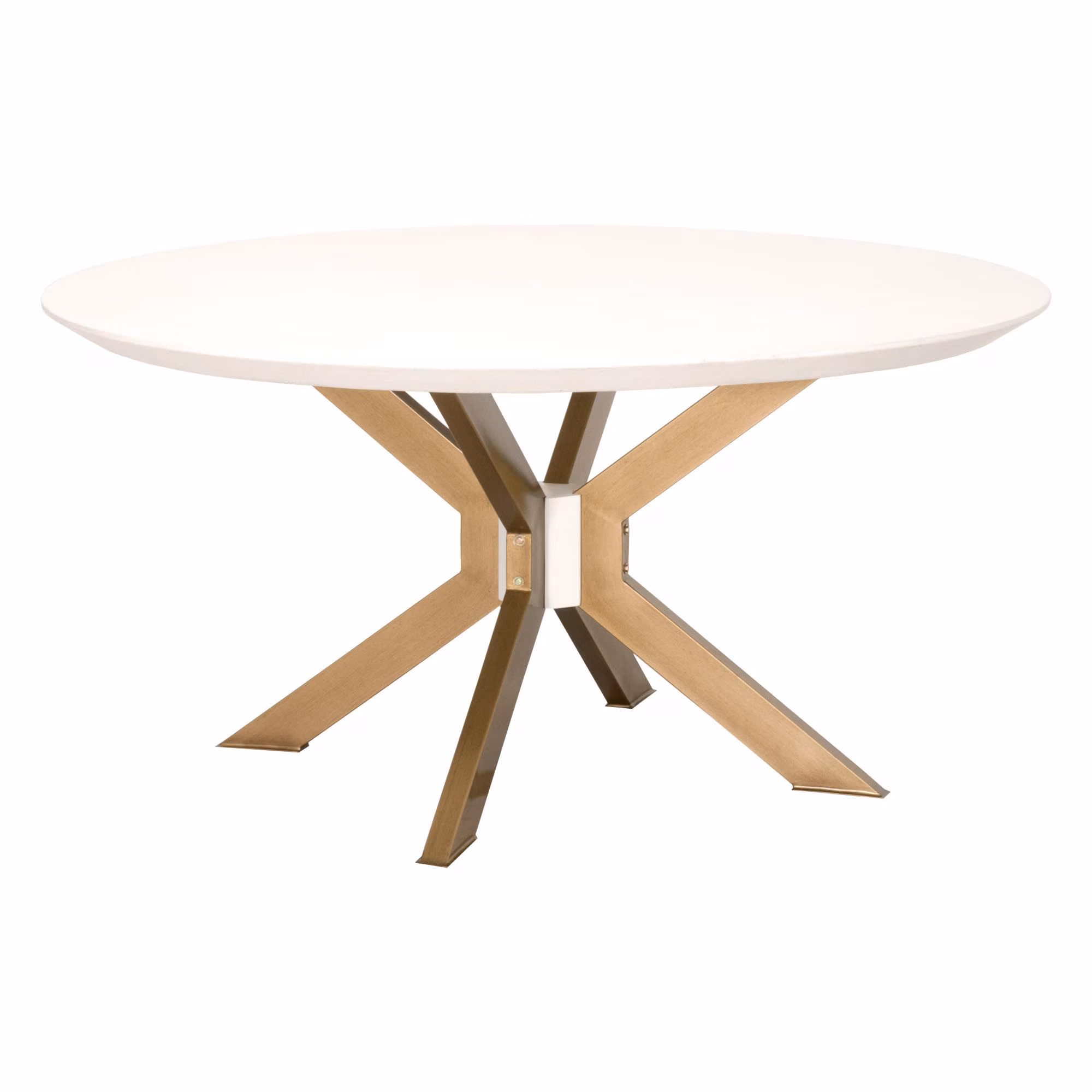 Industry 60' Round Dining Table, by Essentials for Living, 60" width x 30" height x 60" depth thumbnail 2