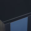 Valeria 2 Door Glossy Blue Cabinet thumbnail 7
