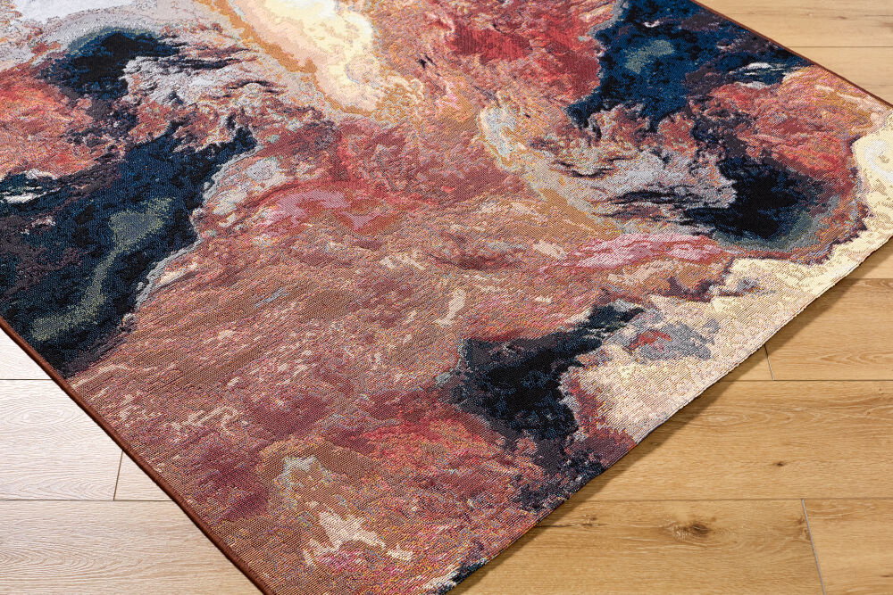 Warsaw Machine Woven Rug, by Surya, 7'0.65" length x 5'2.99" width