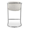 Freeman Chrome Frame Counter Stool Blended Cream - Set Of Two thumbnail 4