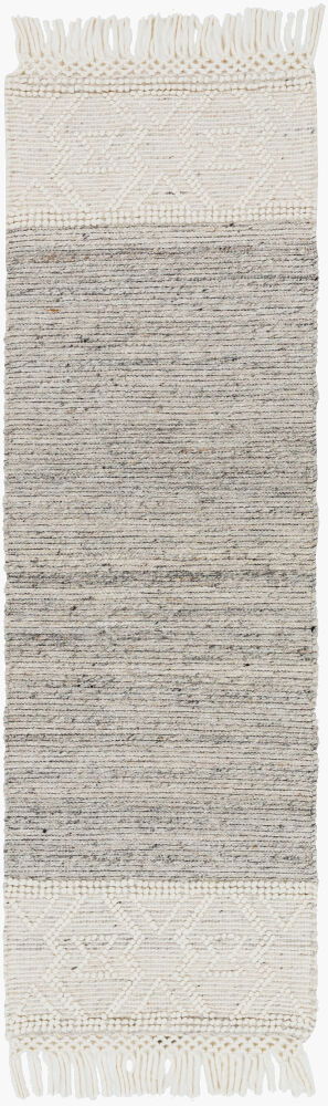 Lucia Handmade Rug, by Surya, 8' length x 2'6" width