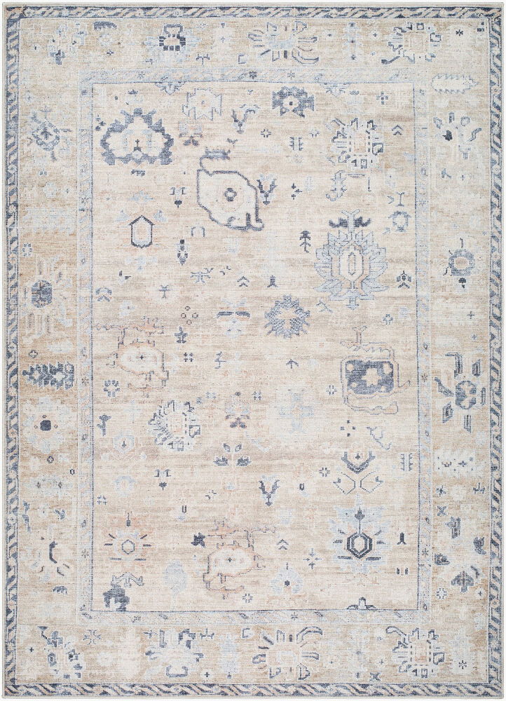 Marlon Machine Woven Rug, by Surya, 6'11.86" length x 5'2.01" width