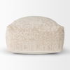 Khloe Large Cream Pouf thumbnail 2