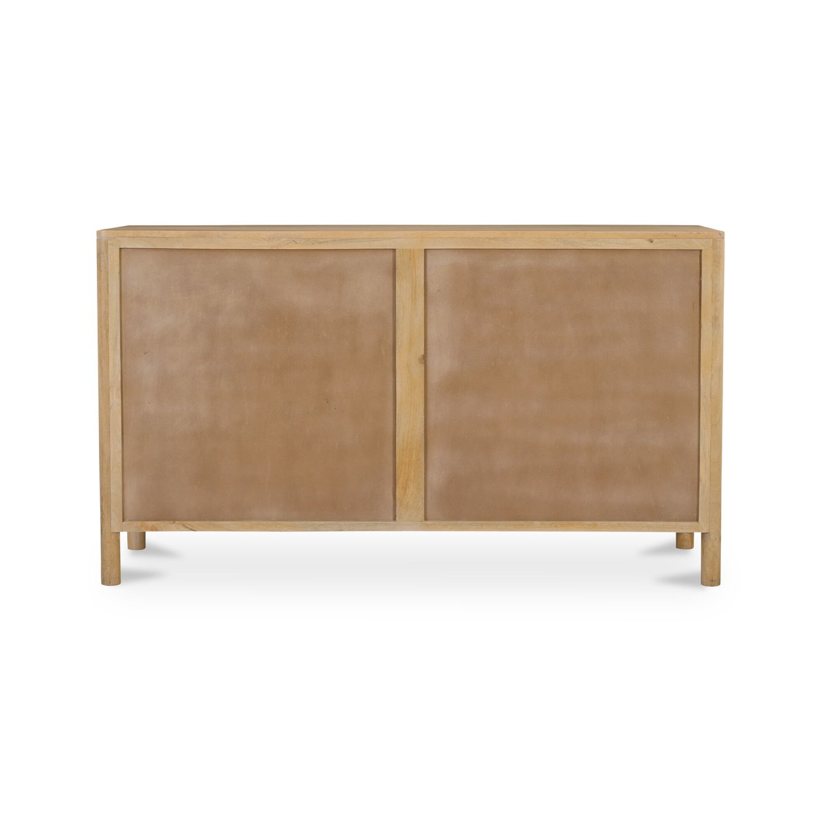 Fulton 6 Drawer Dresser Natural, by Moe's Home, 60" width x 34" height x 20" depth View 5