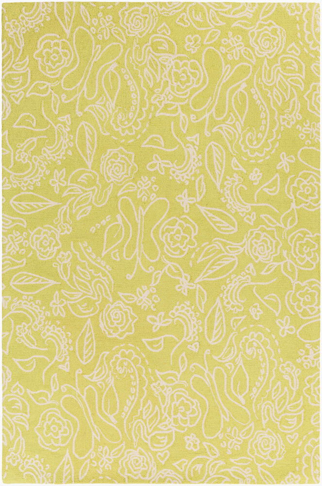 Tic Tac Toe Handmade Rug, by Surya, 9'6" length x 7'6" width