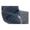 Roy Office Chair Black Leather, by Moe's Home, 21.85" width x 36" height x 27.17" depth thumbnail 7
