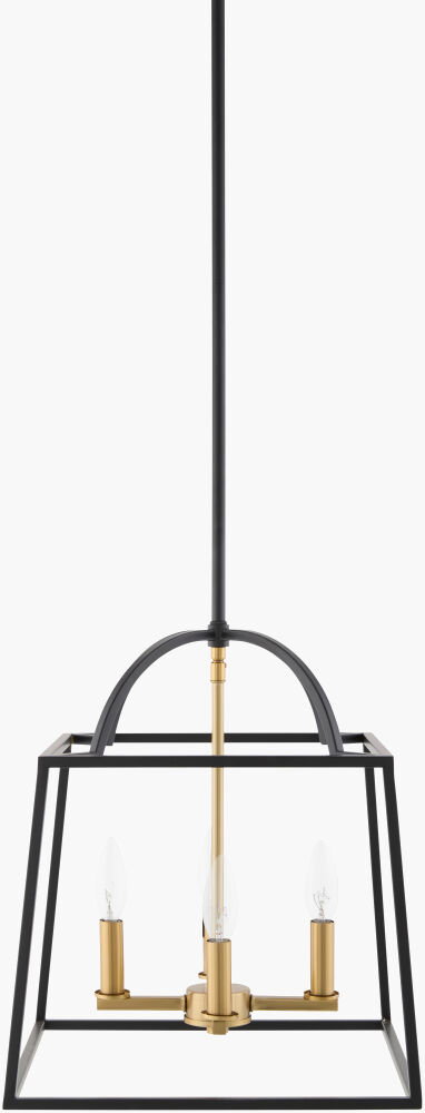 Possini Chandelier, by Surya, 14" length x 14" width x 18" height