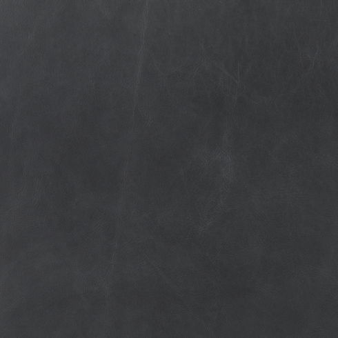 Berbick 43" Total Height Black Leather with Iron Frame Bar Stool