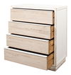 Stefano Four Drawer Commode, Cabinets & Chest by Sarreid, 32" length x 18" width x 37" height thumbnail 5