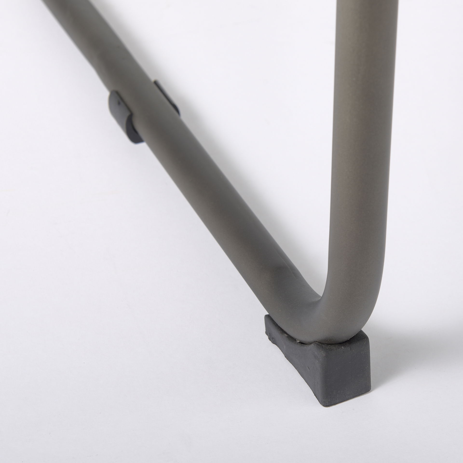 Berbick 33' Total Height Brown/Gray Suede with Iron Frame Dining Chair, by Mercana, 20.5" length x 24" width x 33" height View 11