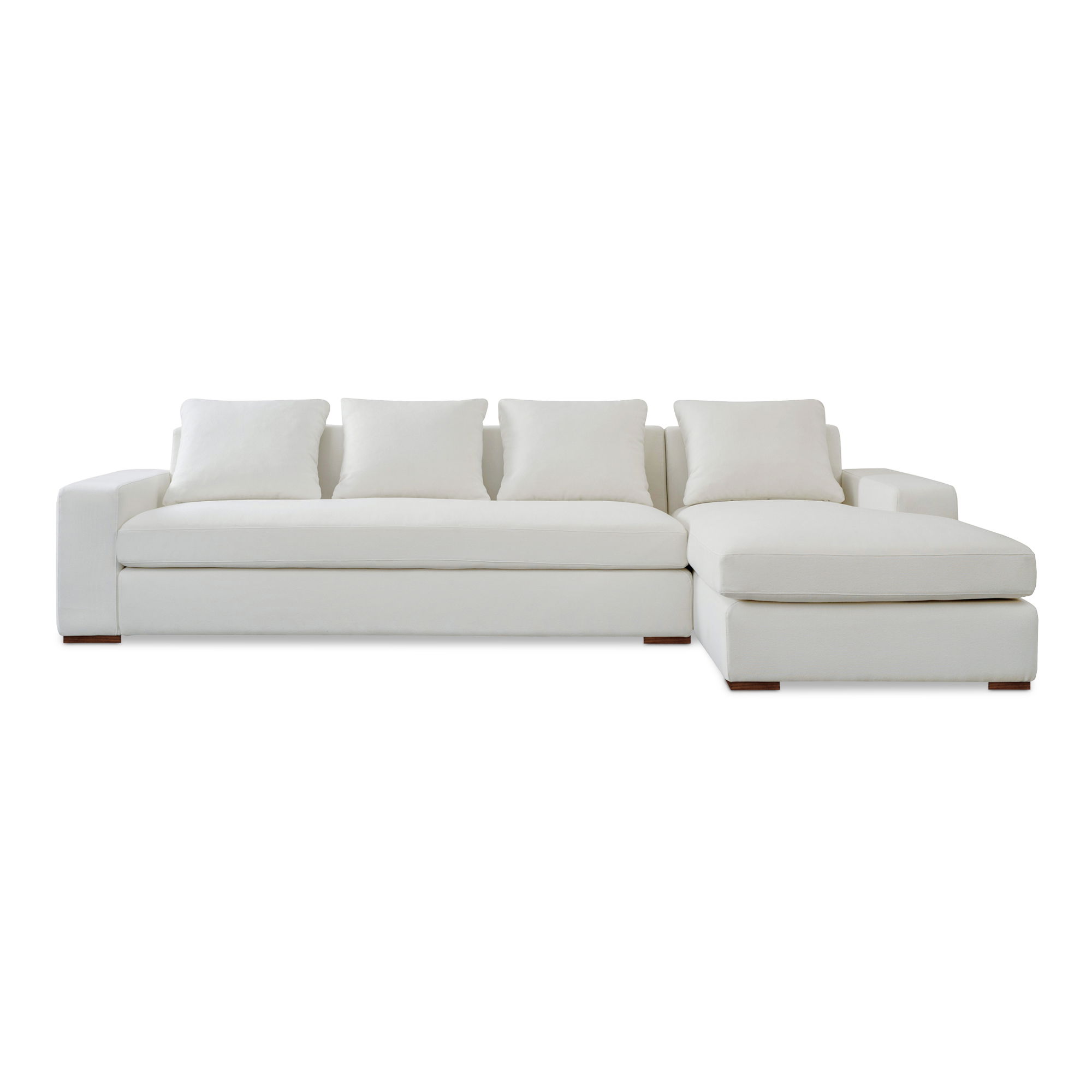 Thomas Right Sectional Ivory large image 