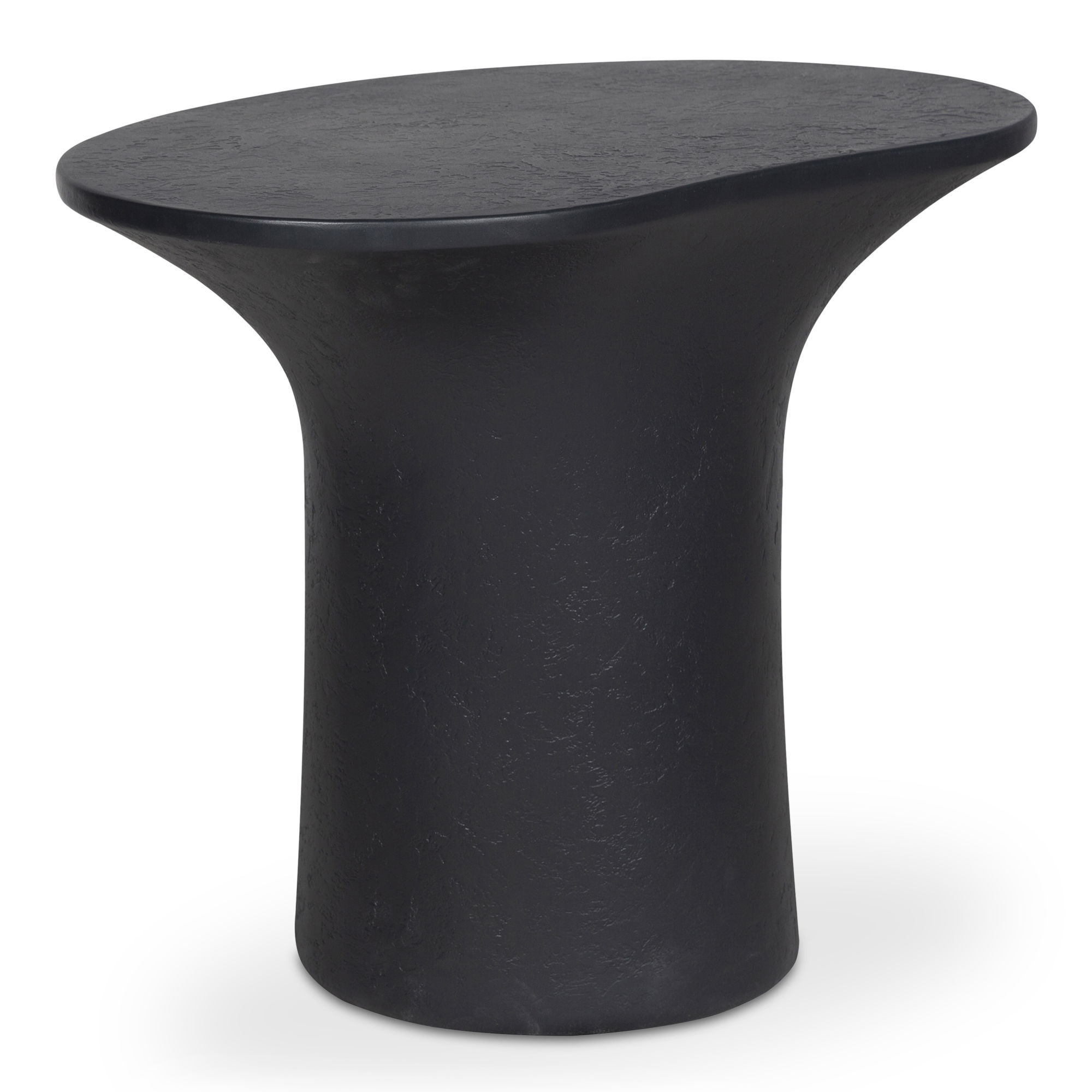 Yumi Outdoor Accent Table Black large image 