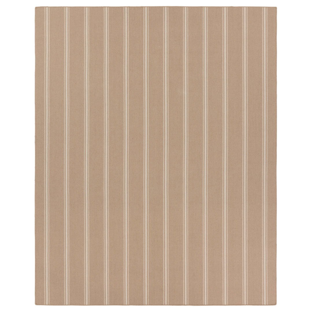 Memento Handmade Indoor/Outdoor Striped Beige/ Ivory large image 