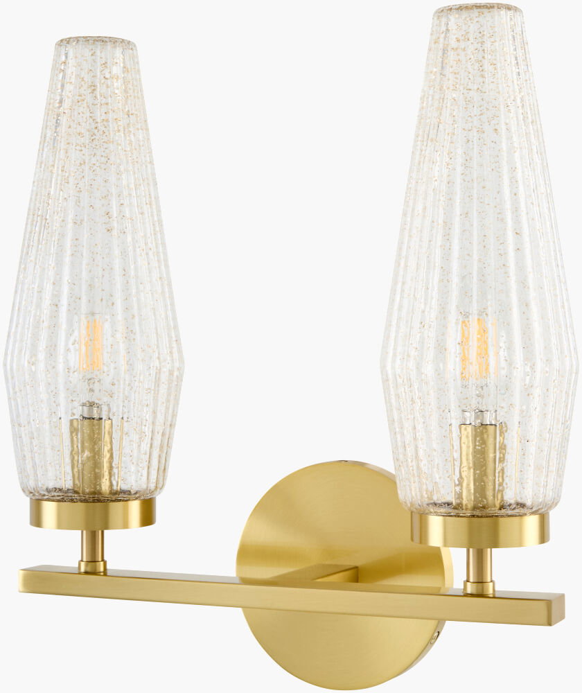 Caelis Wall Sconce, by Surya, 6" length x 13" width x 14" height