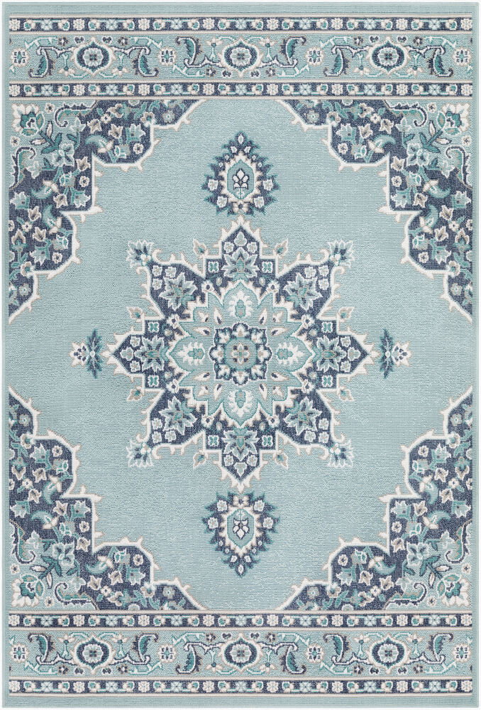 Alfresco Machine Woven Rug, by Surya, 5'2.99" length x 5'2.99" width