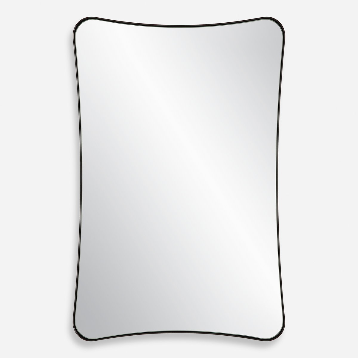 Loudon Black Vanity Mirror, by Uttermost, 22" width x 34" height x 1" depth View 1
