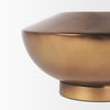 Quiana Medium Textured Gold Metal Vase thumbnail 9