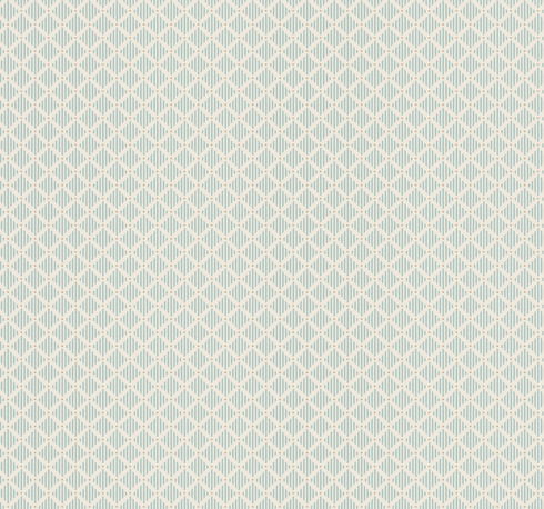Diamond Gate Blue & Taupe Wallpaper