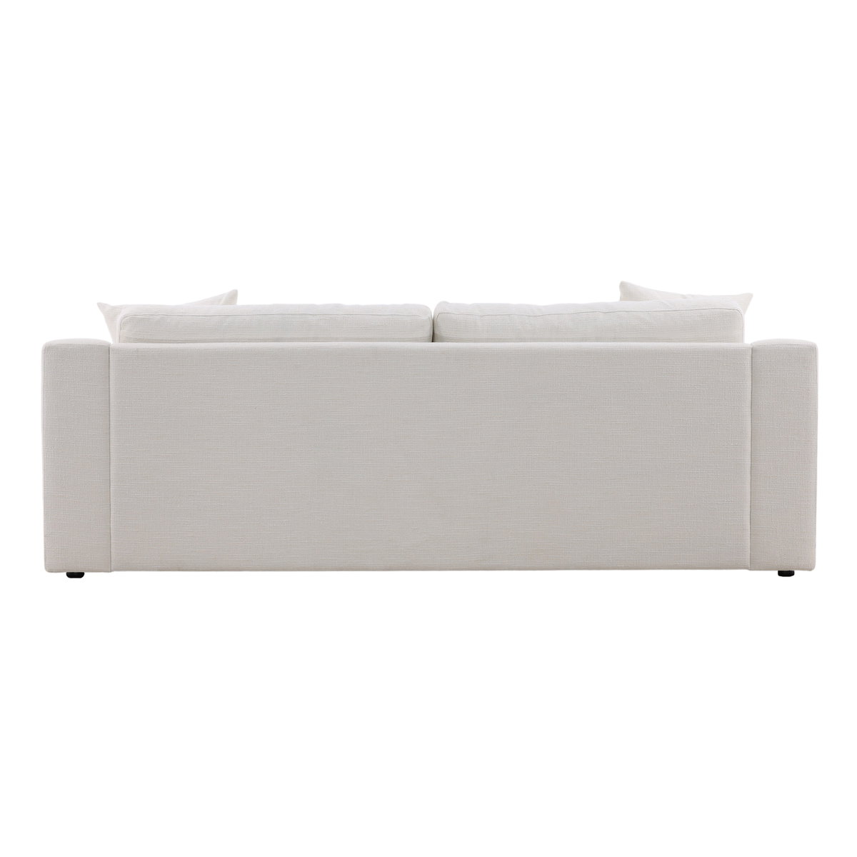 Emma Sofa Cream, Sofas & Sectional by Dovetail, 94.75" width x 33.37" height x 40" depth View 4