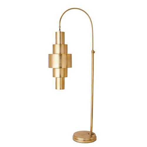 Babylon Floor LampAntique Brass, Lighting by Global Views, 92" height View 3