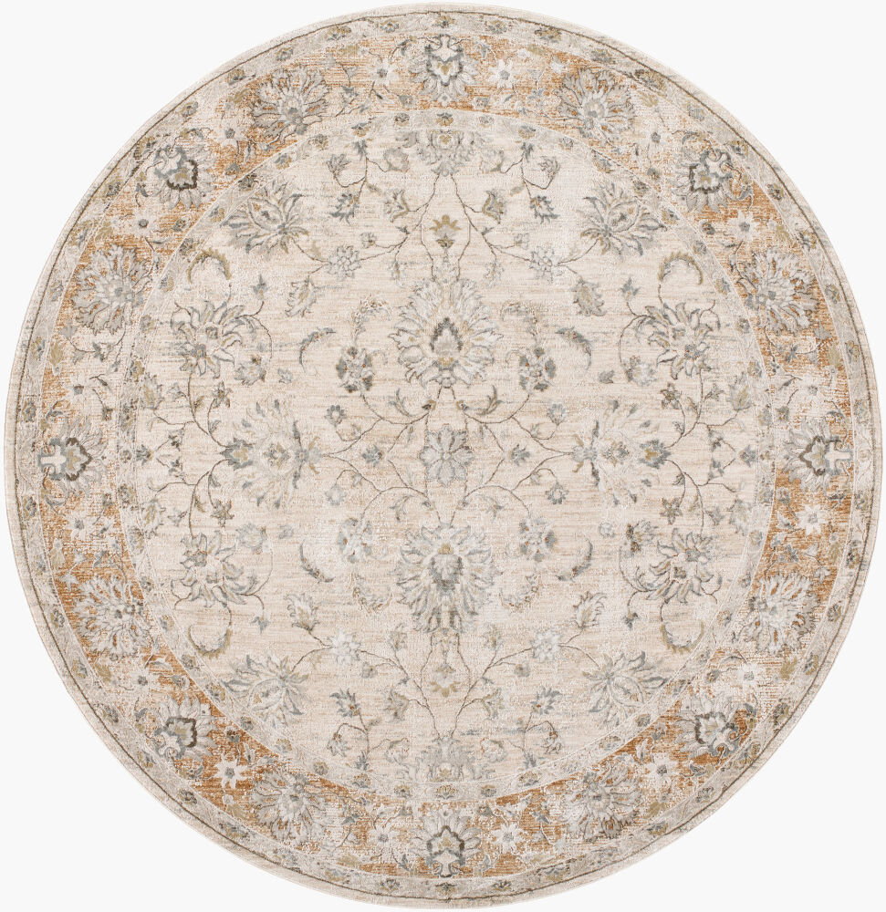 Brunswick Machine Woven Rug, by Surya, 7'10.49" length x 7'10.49" width