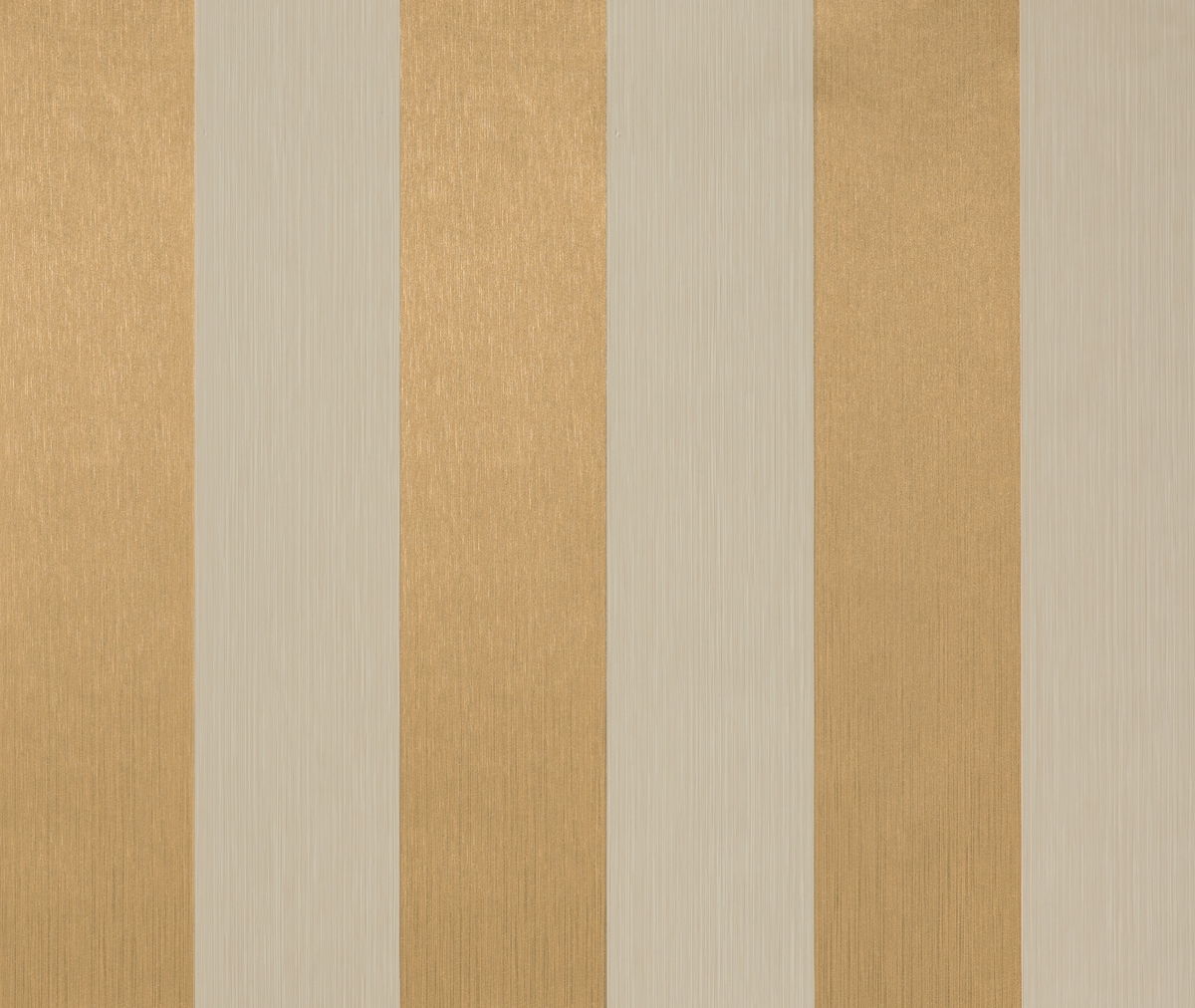Wide Two-Color Stripe Metallic Wallpaper, by York Wall, 33' length x 1'8.8" width x 0.02" depth