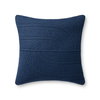 Loloi Blue Pillow, Decorative Pillow, 20" length x 20" width thumbnail 1