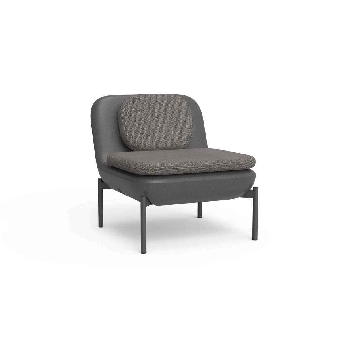 Inou Elements Lounge Chair, Outdoor Furniture by Crescent Garden, 2'1.3" width x 1'4.4" height x 2'3.8" depth View 5