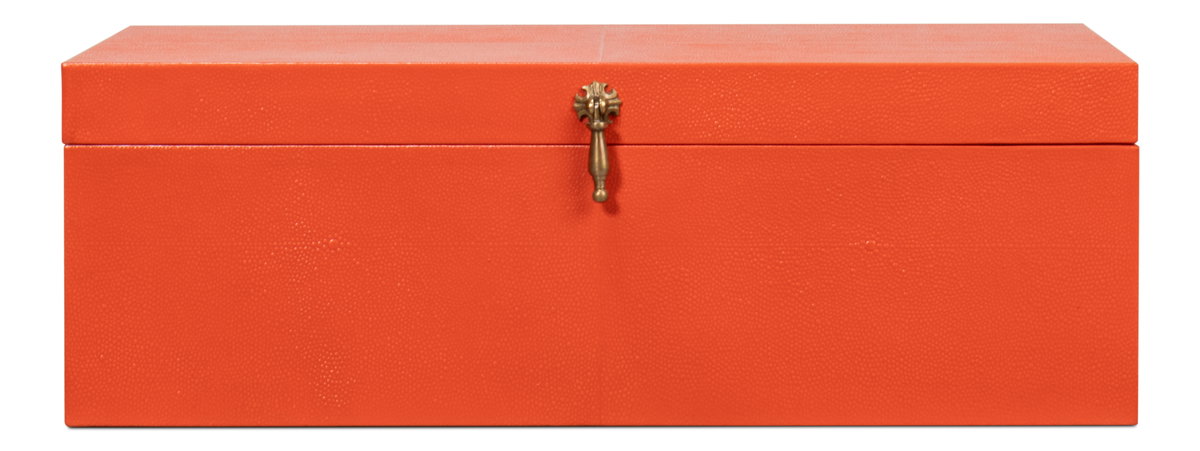 Cosmos Nesting Boxes S/3 Orangeade, by Sarreid, 1'4" length x 2' width x 8" height View 9