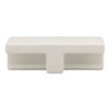 Teo Outdoor Coffee Table White, by Dovetail, 48" width x 15" height x 24" depth thumbnail 2
