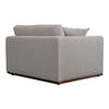 Rue Left Arm Facing Chair Flecked Grey thumbnail 2