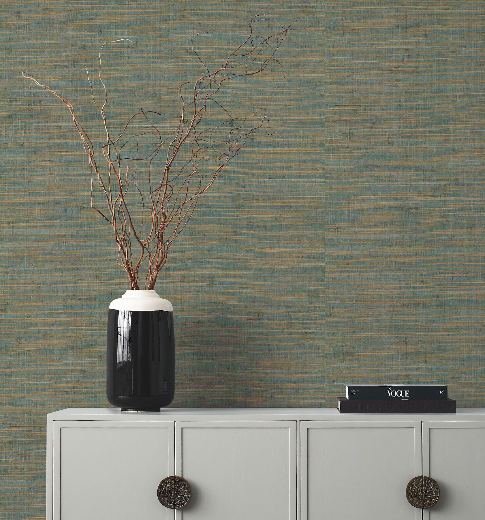 Knotted Grass Spruce Wallpaper large image 