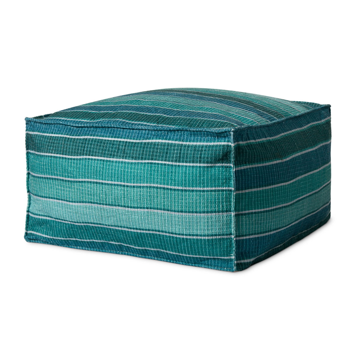 Loloi Poufs, Ottoman, 24" width x 13" height x 24" depth View 1