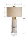 Vaeshon Concrete Table Lamp, by Uttermost, 18" width x 29.5" height x 18" depth thumbnail 3