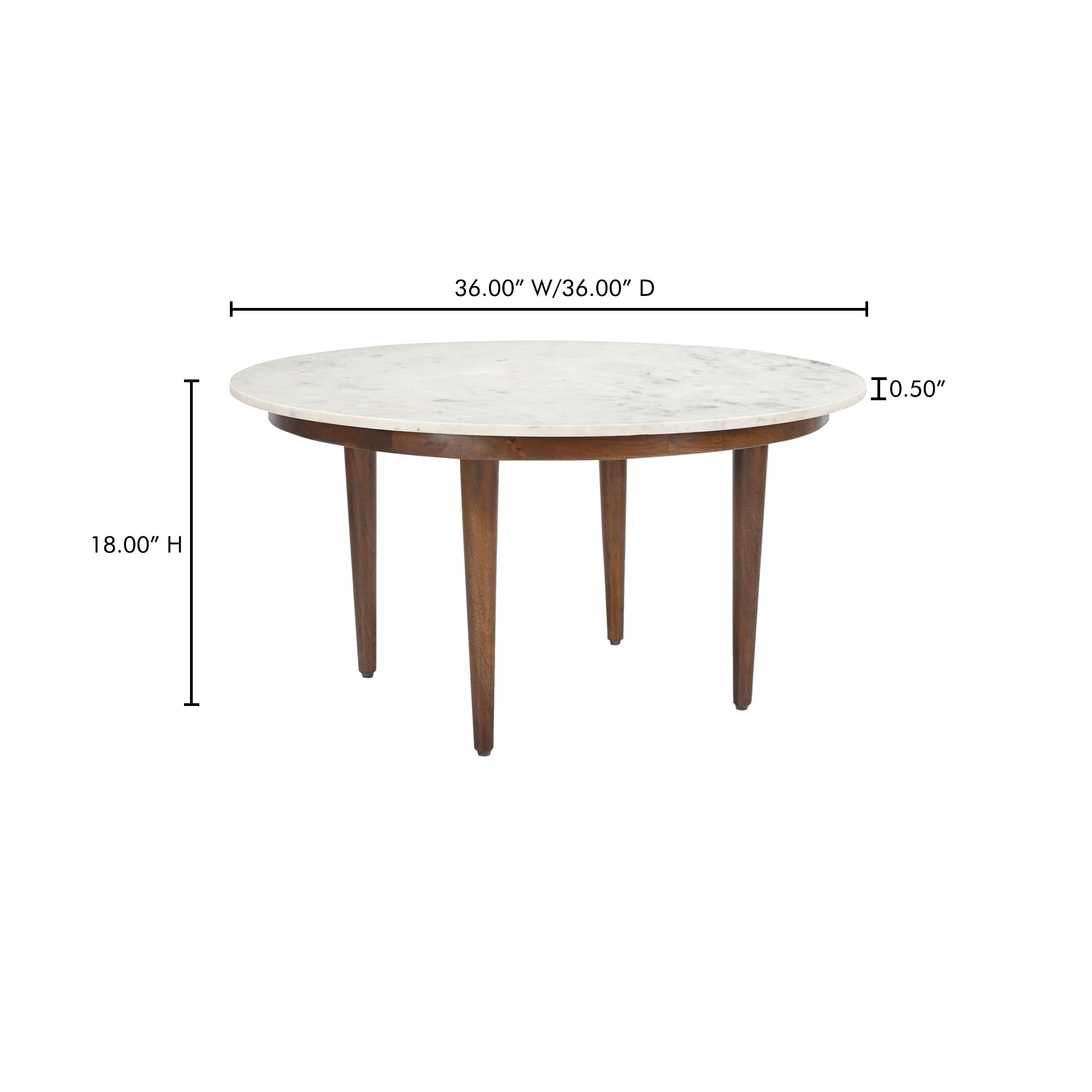 Lark Coffee Table White Banswara large image 