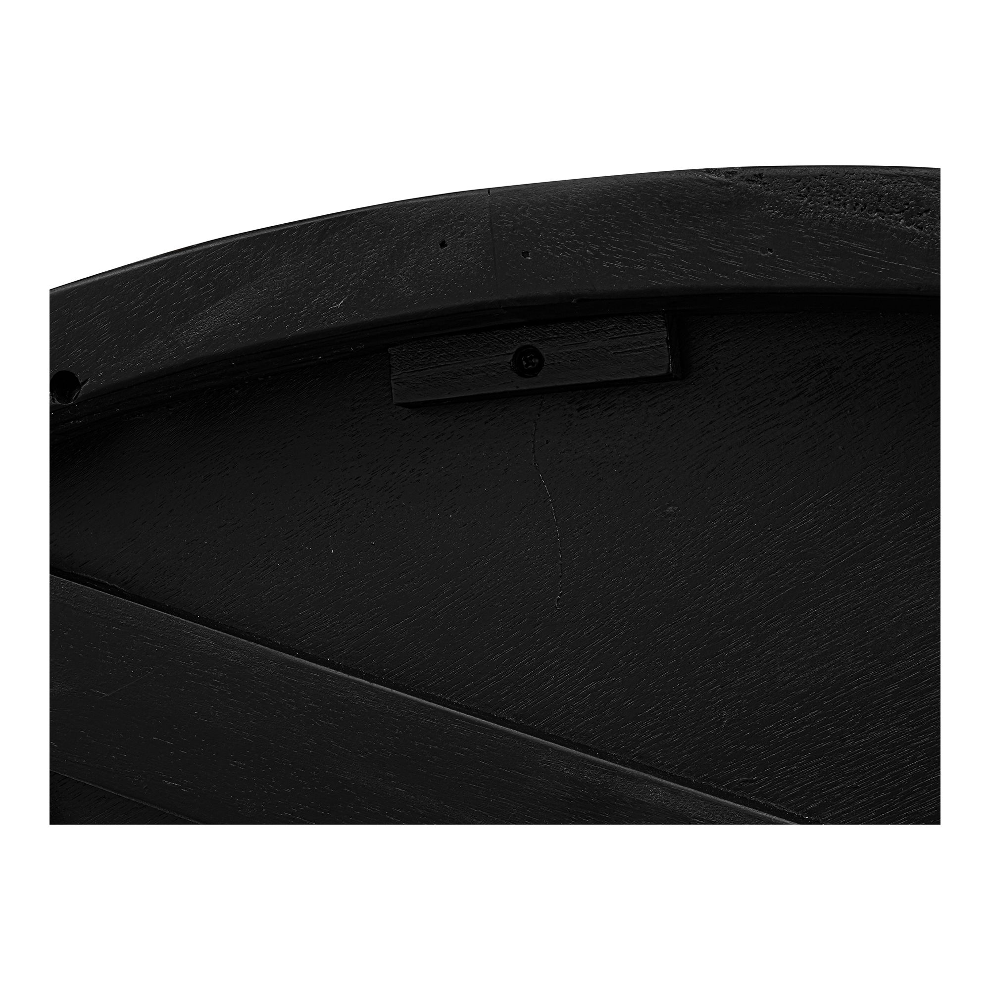 Parq 60 Inch Round Dining Table Black, by Moe's Home, 60" width x 30" height x 60" depth View 8