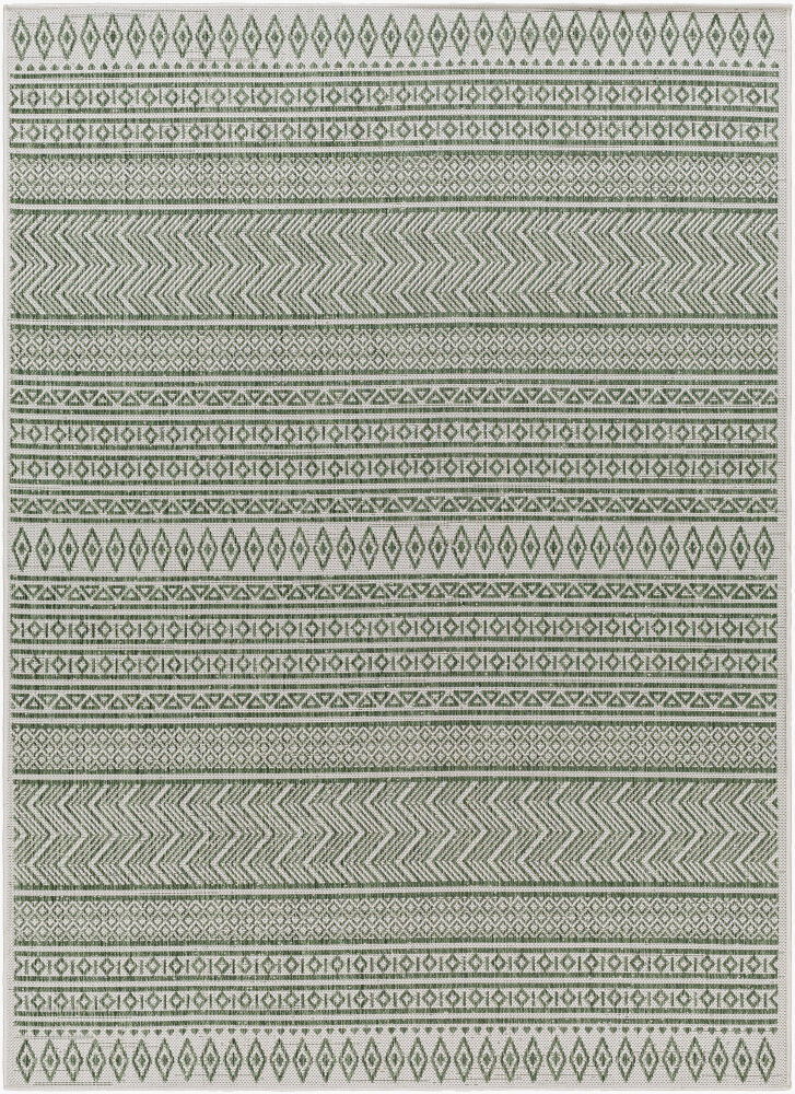 Eagean Machine Woven Rug, by Surya, 7'6.55" length x 5'2.99" width