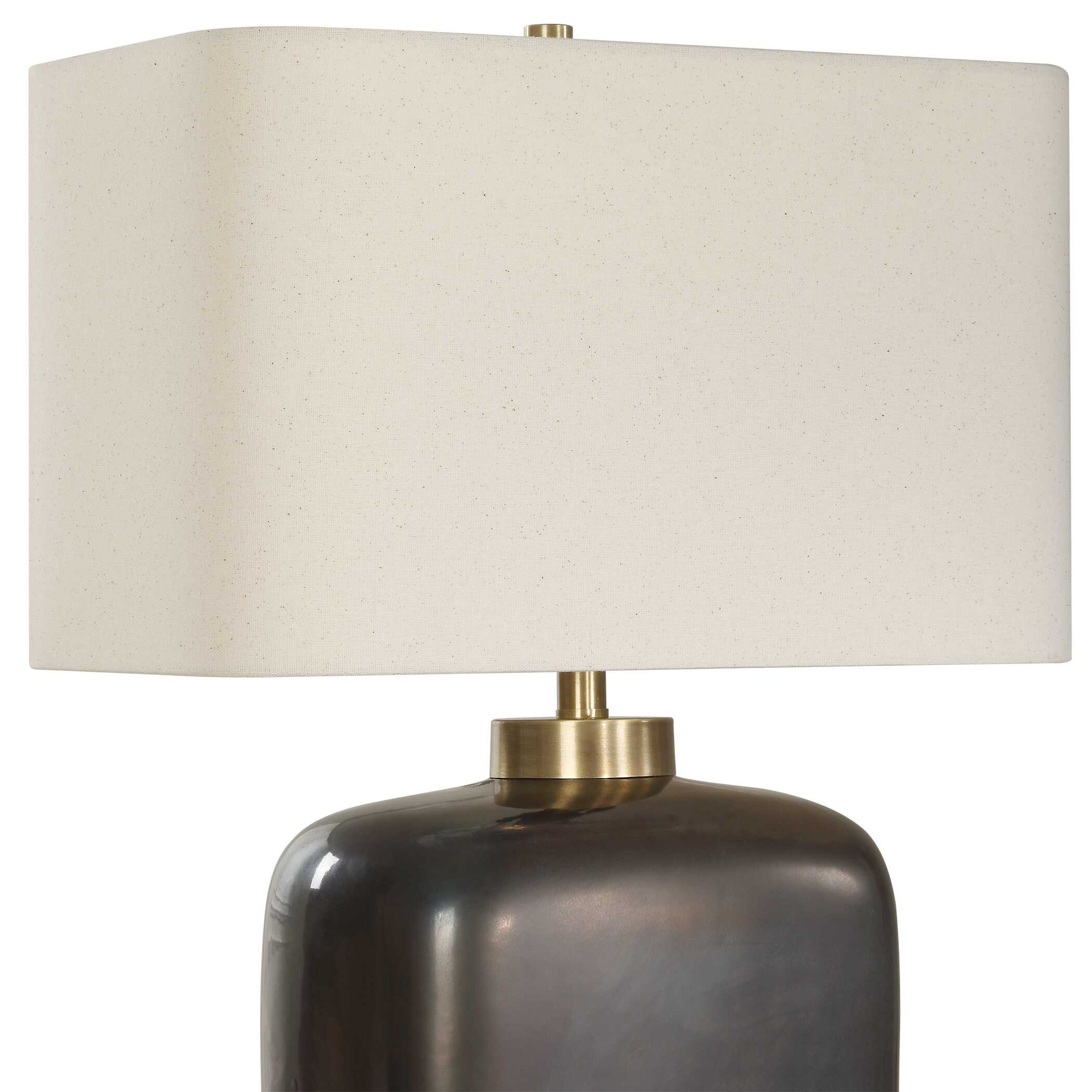 Quentin Dark Bronze Table Lamp large image 