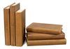 Shagreen Books  Set Of 12  Tawny Brown thumbnail 11