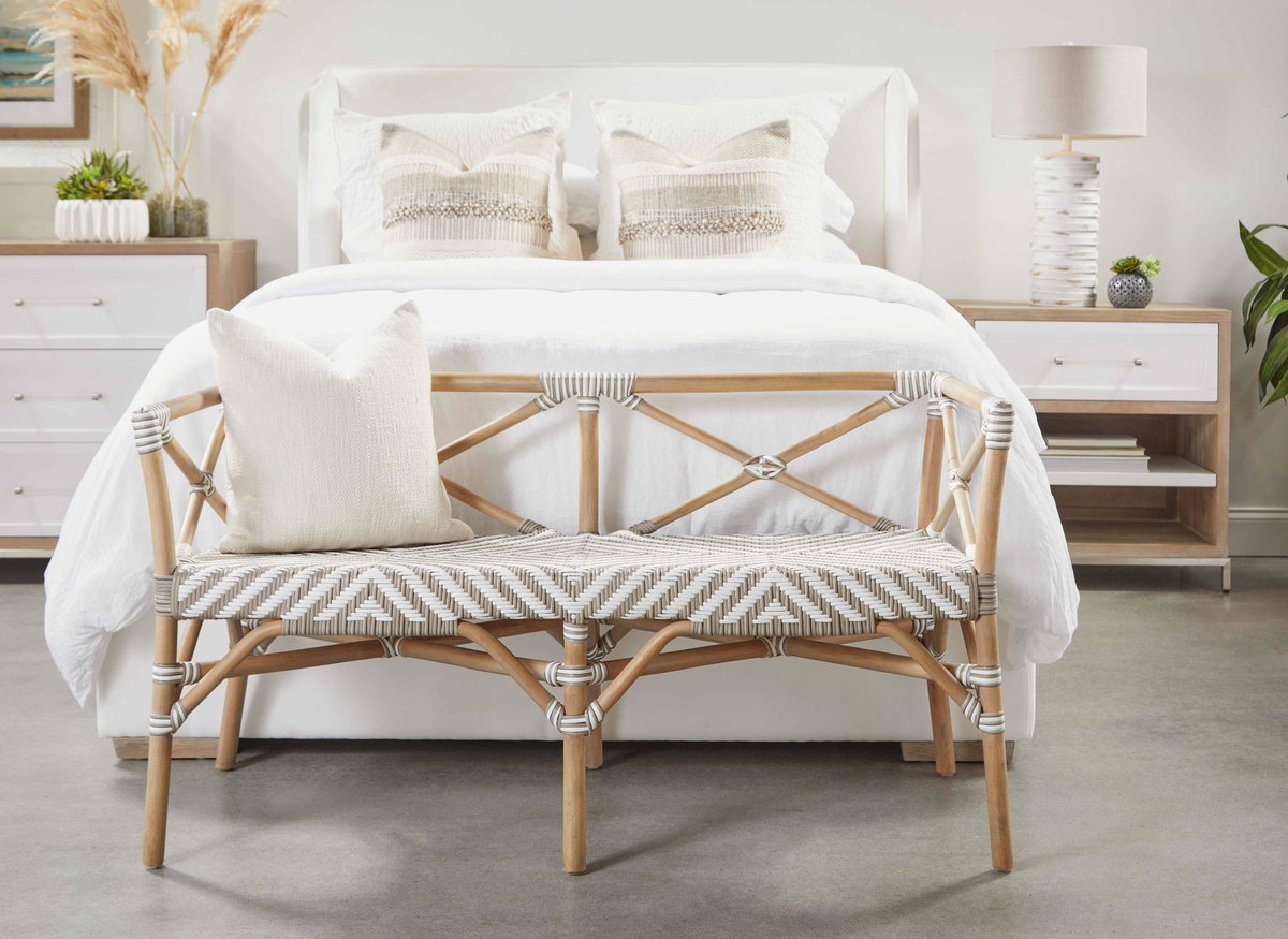 Stewart Queen Bed, by Essentials for Living, 66" width x 54.5" height x 87" depth View 11