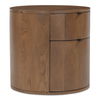 Theo Two Drawer Nightstand Brown, by Moe's Home, 19" width x 18.5" height x 19" depth thumbnail 2