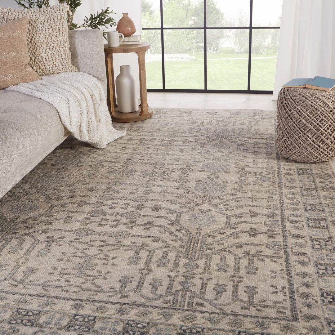 Jaipur Living Cosimo Hand-Knotted Oriental Gray Area Rug 6'X9' large image 