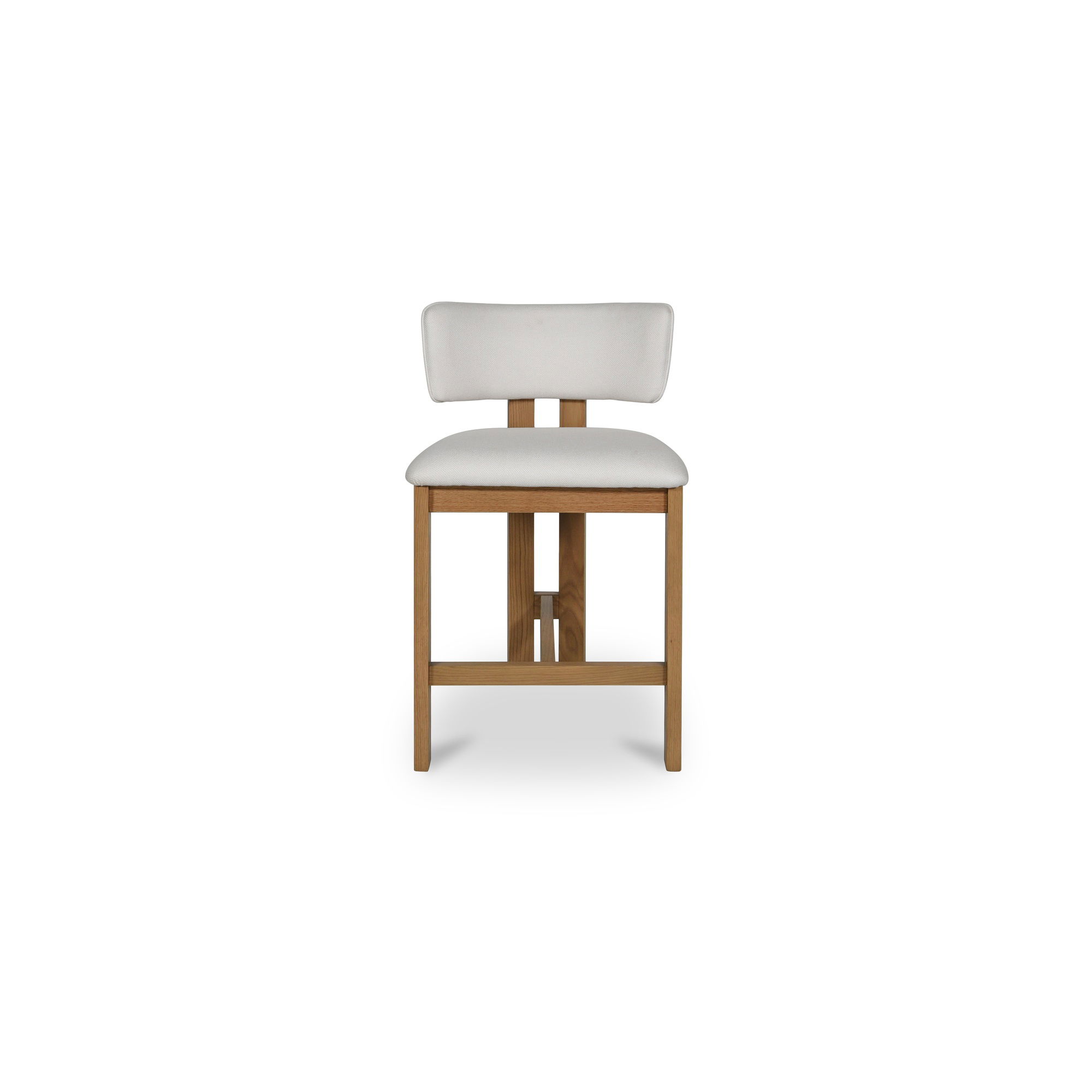 Morel Counter Stool Cream, Counter & Bar Stool by Moe's Home, 21.25" width x 35.43" height x 22.04" depth View 1