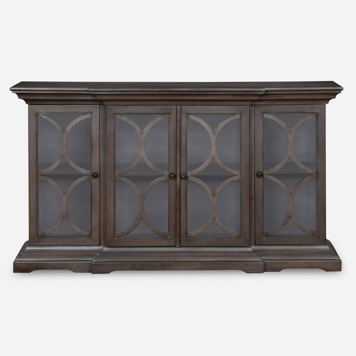 Belino Wooden 4 Door Chest, Cabinets & Chest by Uttermost, 64" width x 36" height x 13" depth View 1
